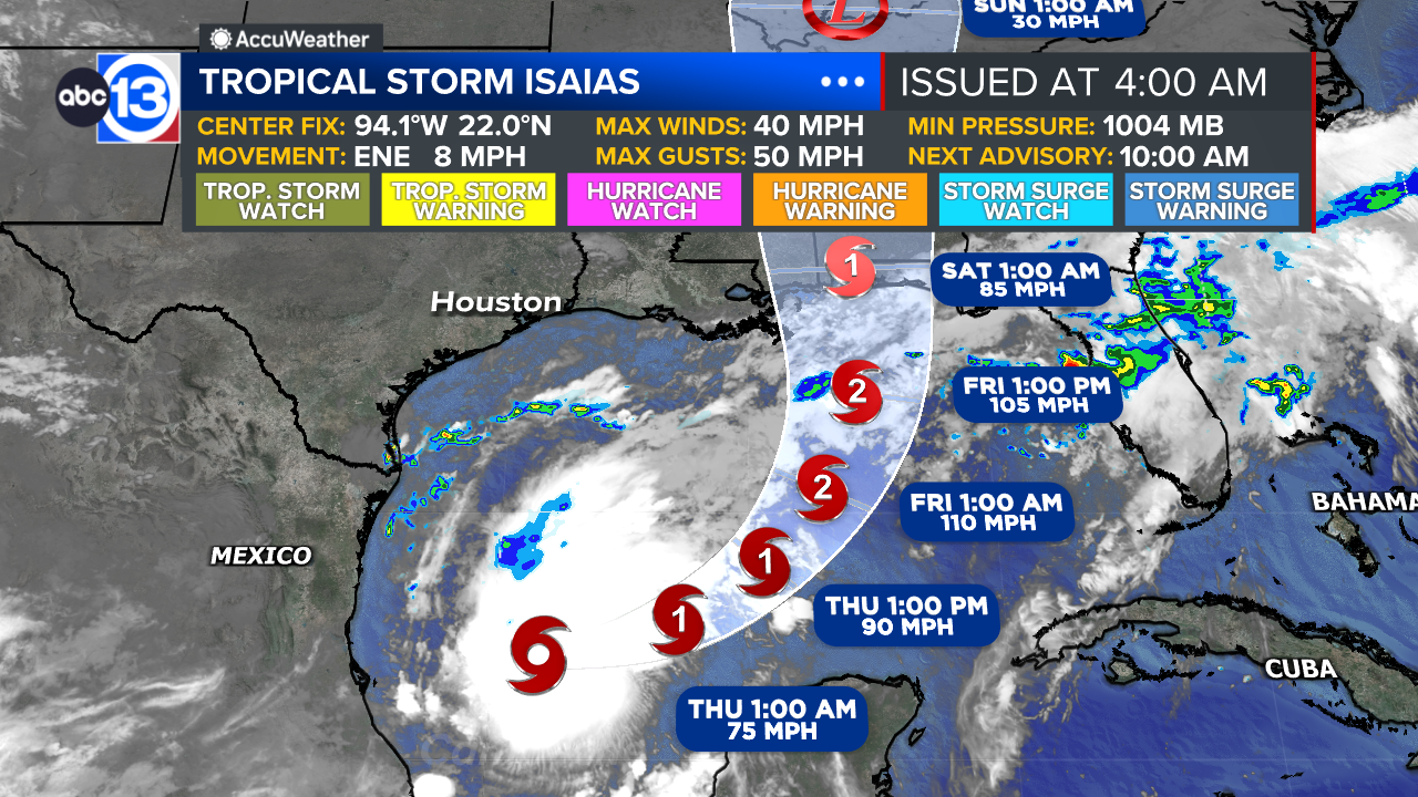 Tropical Storm Isaias forms, expected to become hurricane
— ABC 7 Bay Area