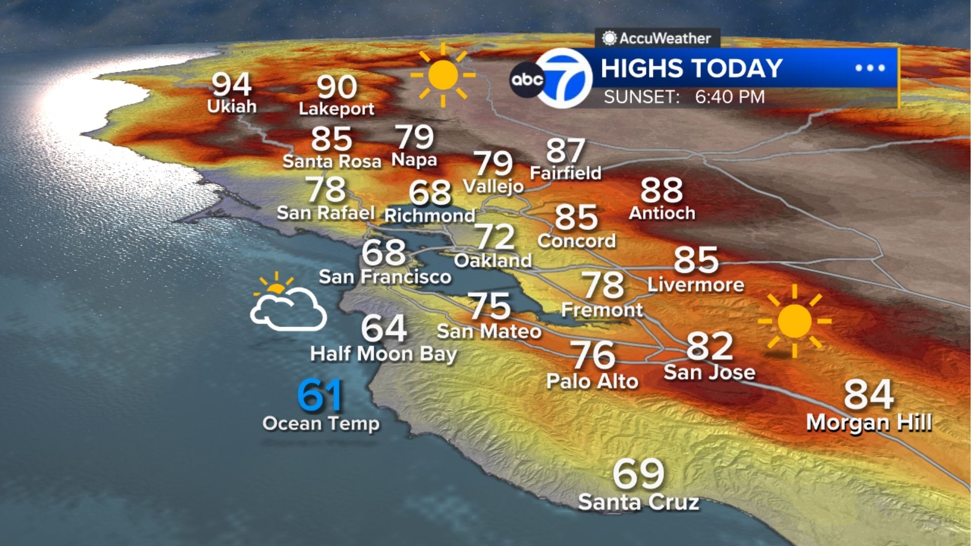 AccuWeather Forecast: Relief from heat is here with fog along the coast
       — ABC 7 Bay Area, Saratoga Community news