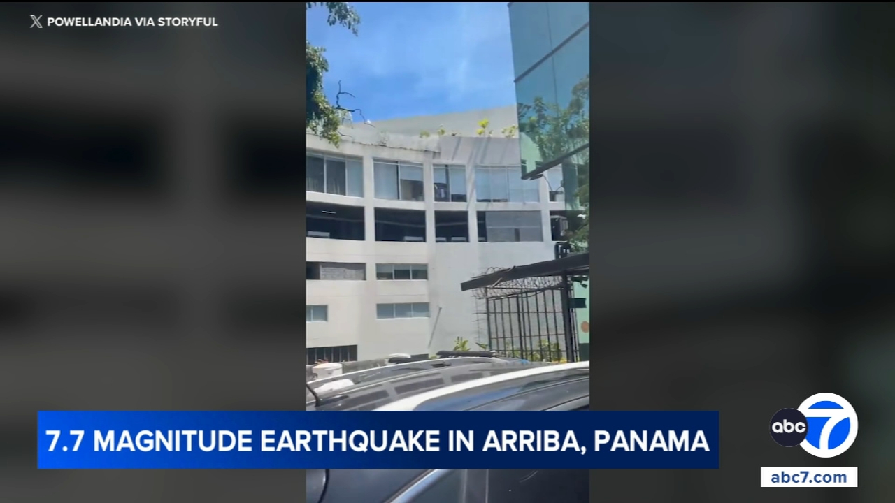 Panama earthquake: Tsunami threat after magnitude 7.7 earthquake and 6.6 aftershock rock region, USGS reports
— ABC 7 Bay Area, Saratoga Schools news