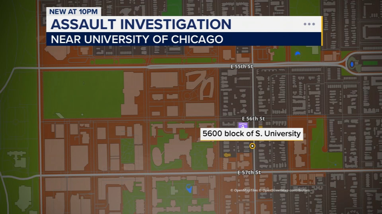 Woman says someone sexually assaulted her at fraternity house near UChicago campus: police
— ABC 7 Bay Area