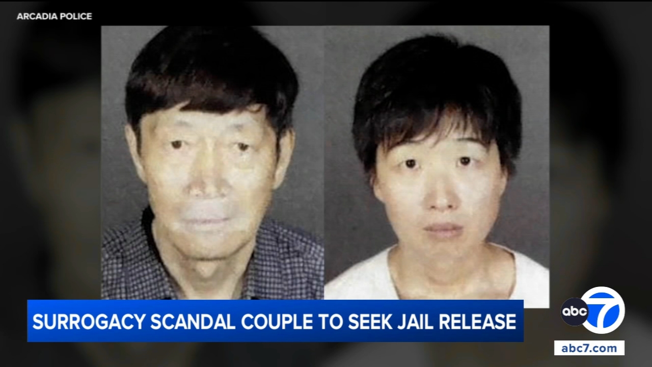 California couple accused in surrogacy scandal to seek release from jail, attorneys say
— ABC 7 Bay Area, Saratoga Community news