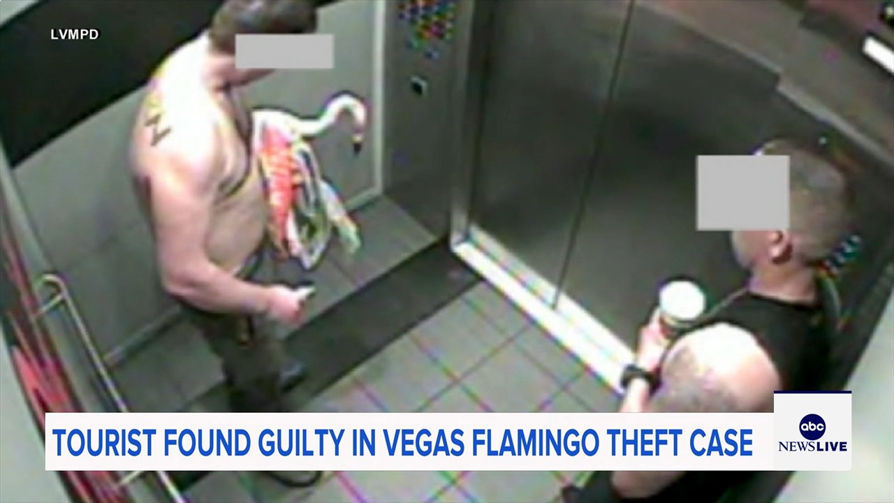 Man who snatched Peachy the flamingo from Las Vegas hotel exhibit found guilty of animal cruelty
— ABC 7 Bay Area, Saratoga Arts news