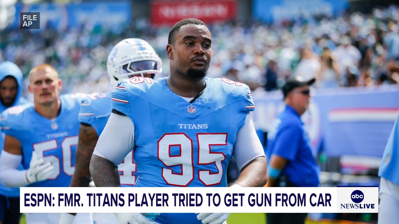 Jordan Elliott was released by Titans after pulling out gun in parking lot, coach Robert Saleh says
— ABC 7 Bay Area, Saratoga Sports news