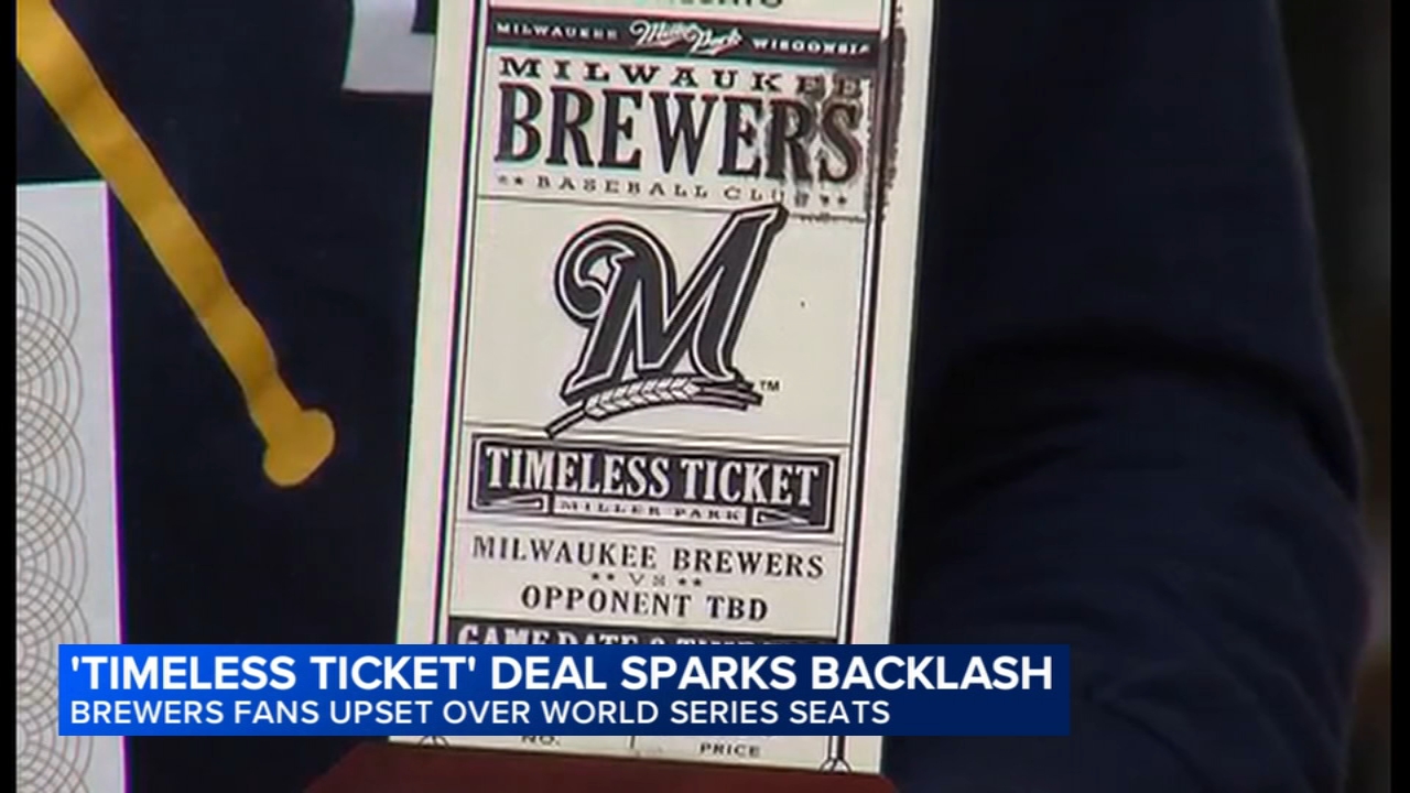 Brewers 'Timeless Ticket' holders say the team isn't fully honoring deal for World Series seats
— ABC 7 Bay Area, Saratoga Schools news
