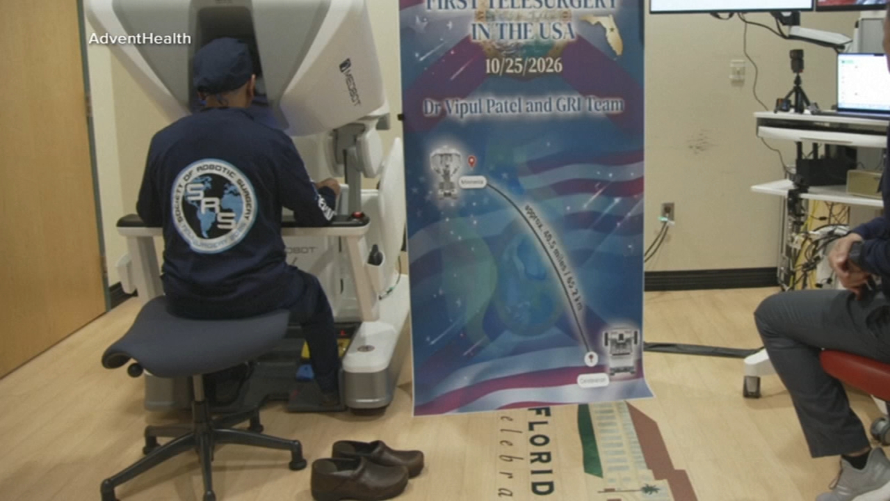 Doctor performs surgery on patient at hospital 35 miles away using robotics
— ABC 7 Bay Area, Saratoga Health news