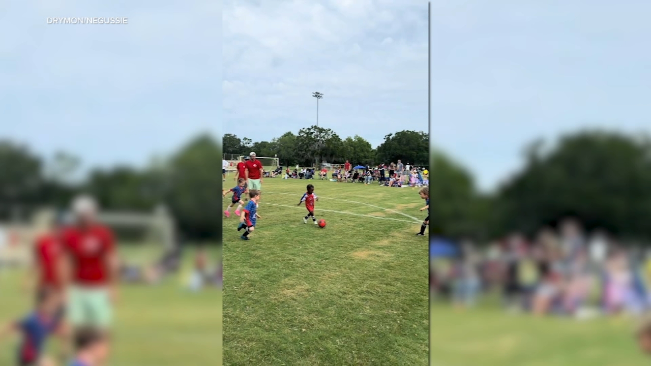 3-year-old soccer prodigy has police called on him by other parents for being 'too good'
       — ABC 7 Bay Area
