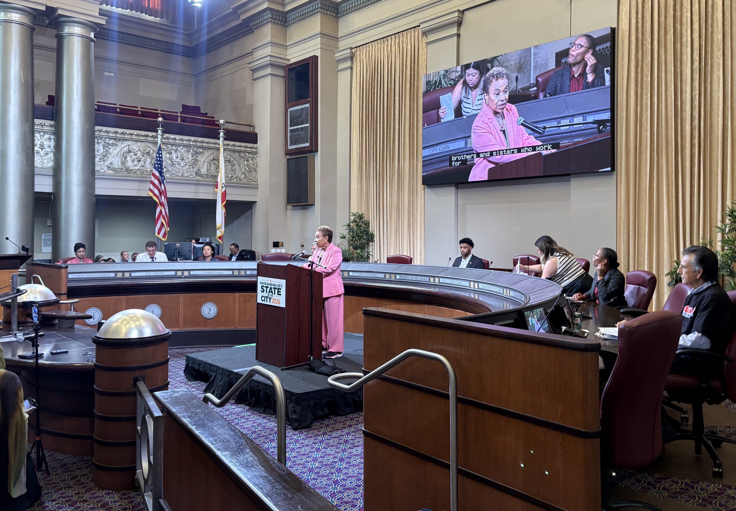 Lee gives upbeat State of the City speech as unions increase pressure for deal — The Oaklandside, Saratoga Government news