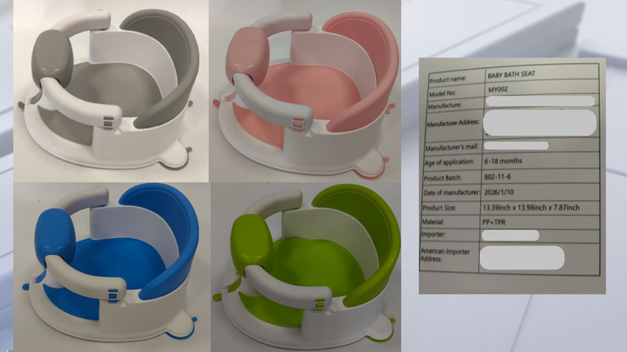 Baby bath seats sold on Amazon under recall for risk of serious injury, drowning — KTVU FOX 2 Bay Area, Saratoga Government news